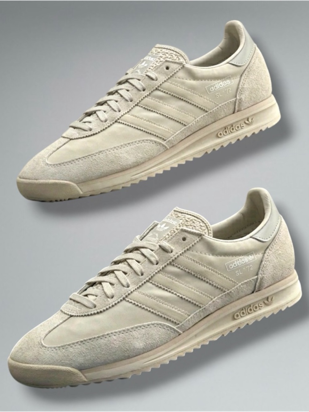 Adidas SL 72 RS Sneakers (IH8020) I Men 9.5 I Retro Running Shoe I Wonder Beige
